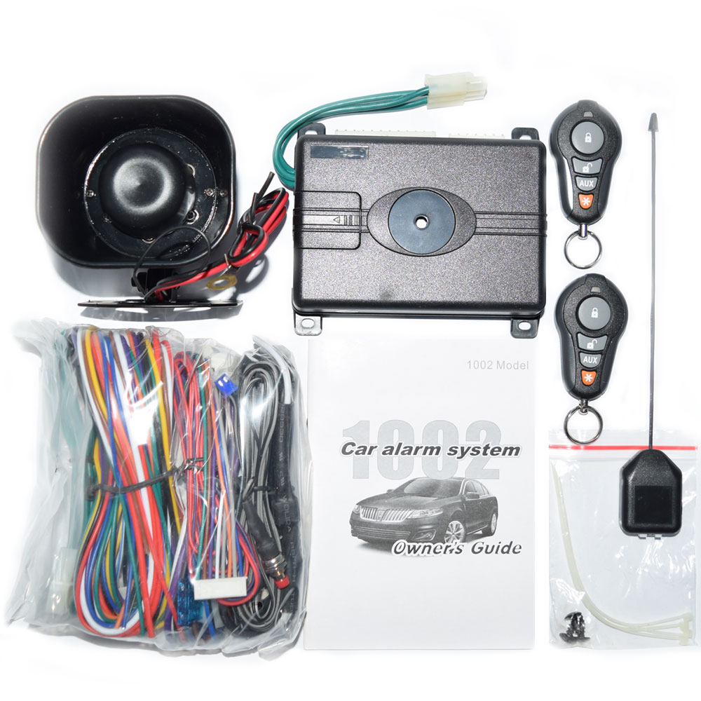Market Car Accessories - VP1002 Topkwaliteit eenrichtingsauto-alarmsysteem met hopcode Engelse