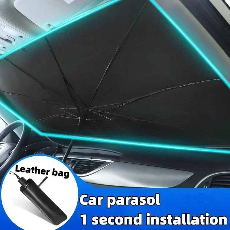 Windshield Sun Shade - Autozonnescherm voor de voorruit, opvouwbaar, warmteblokkerend,