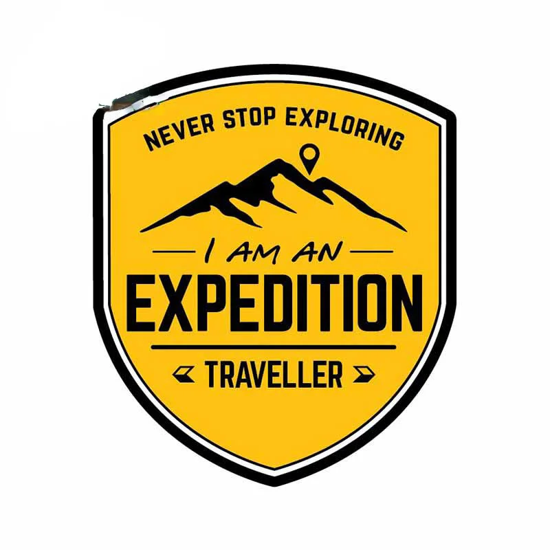 Car Accessories Jdm - 13 cm Expeditie Reisautosticker Stop nooit