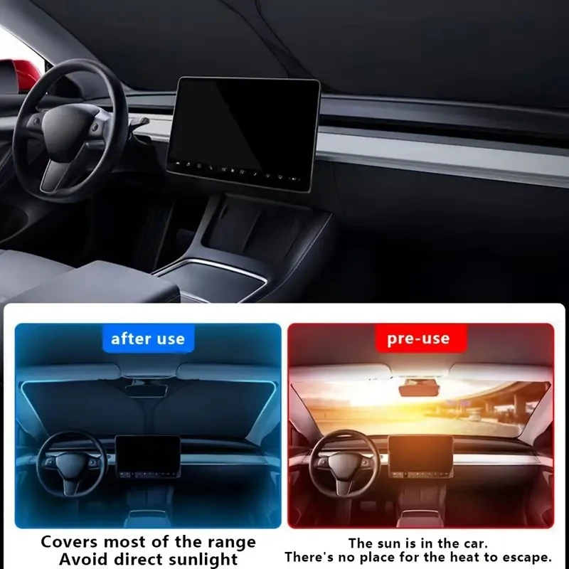 Windshield Sun Shade - Zonnescherm voor autoramen, windscherm, bescherming tegen