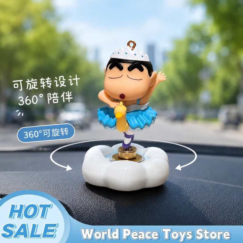 Car Accessories For Interior - Draaibare Ballet Crayon Shin-Chan Auto Dashboard