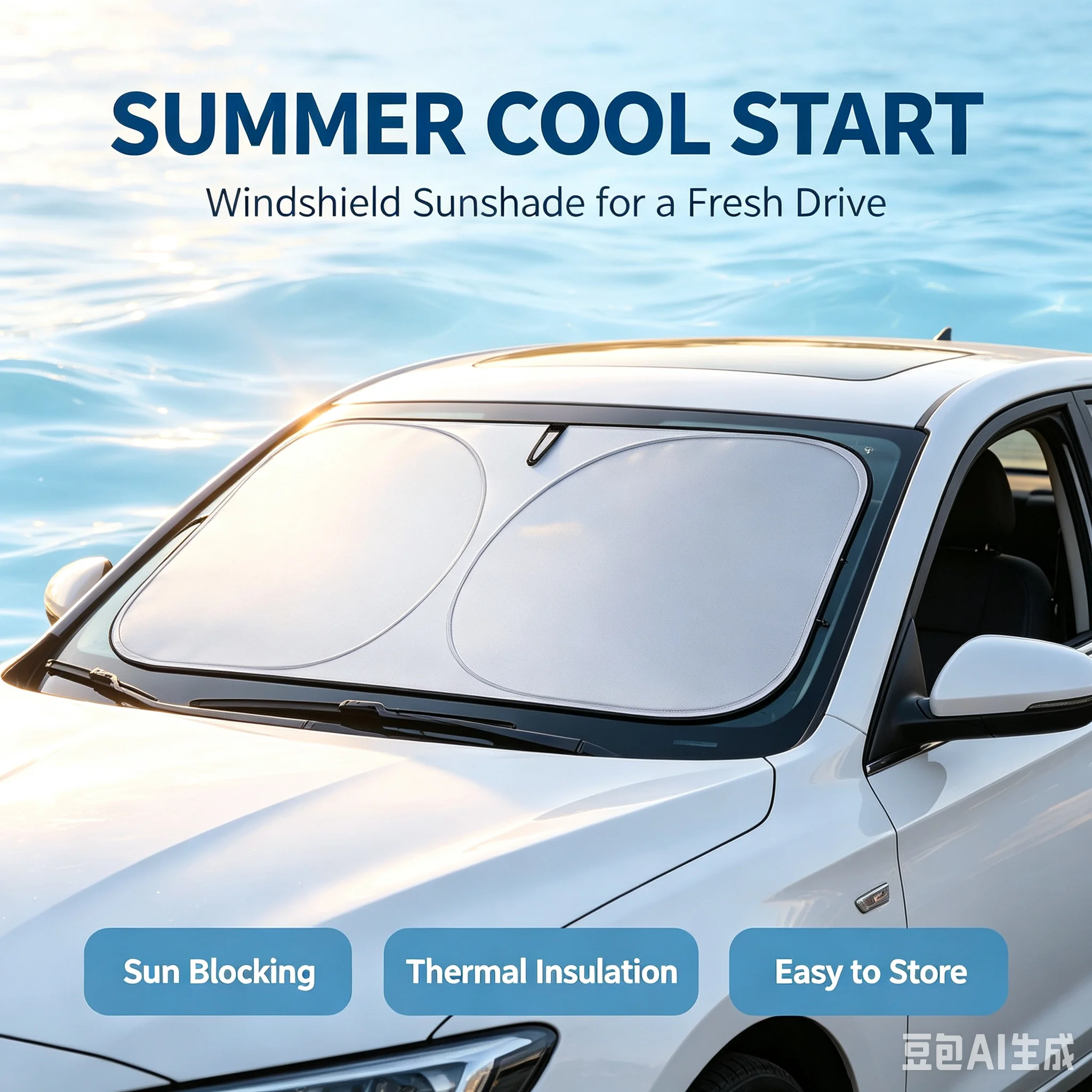 Autozonnescherm opvouwbaar voo - Windshield Sun Shade recensie en prijs