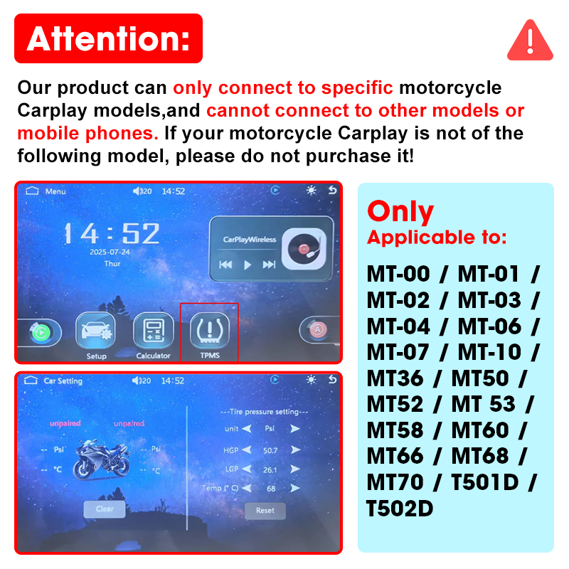 Jansite motorfietsen TPMS ontw - Tire Pressure Monitor recensie en prijs