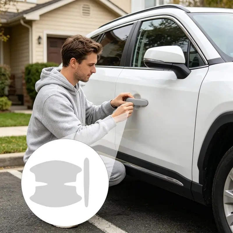 Autodeurgreepsticker 8 Stuks T - Car Door Handle Protector recensie en prijs