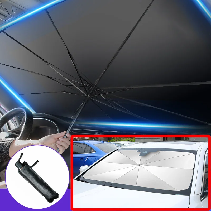 Opvouwbare autozonnescherm bes - Windshield Sun Shade recensie en prijs