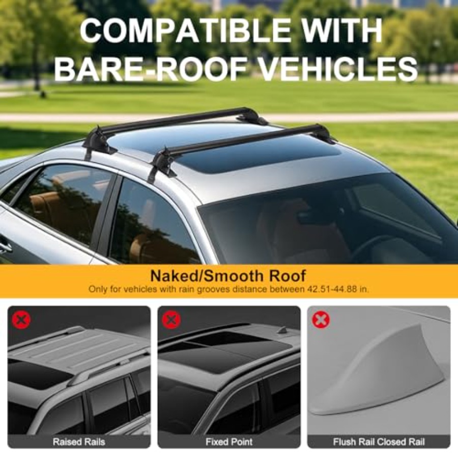 43 Universele Dakdragers voor  - Car Roof Rack Cross Bar recensie en prijs