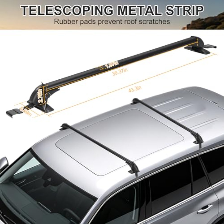 43 Universele Dakdragers voor  - Car Roof Rack Cross Bar recensie en prijs