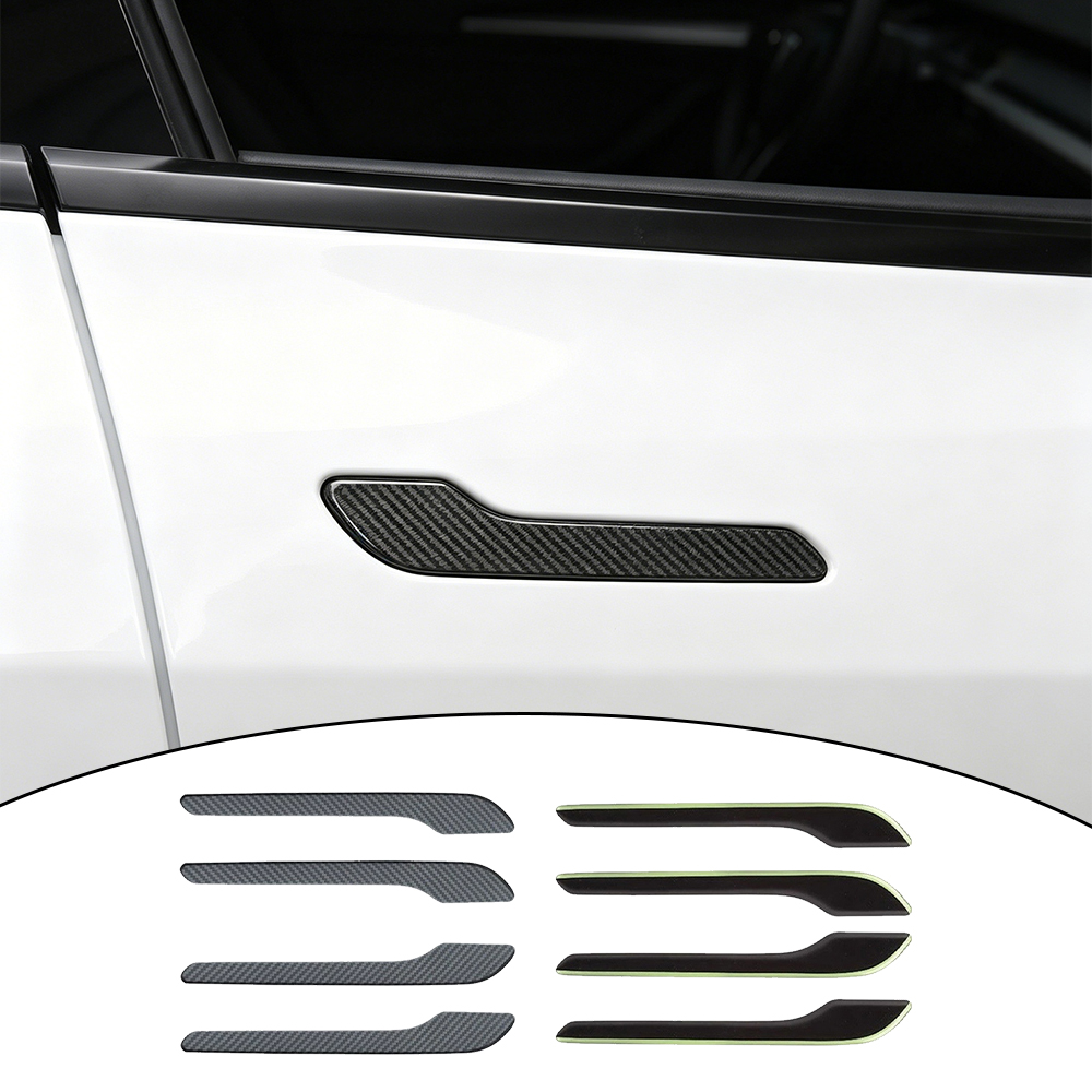 Koolstofvezel autodeurgreep be - Car Door Handle Protector recensie en prijs