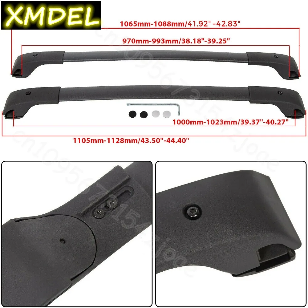 Auto styling 2 stuks Zwart Imp - Car Roof Rack Cross Bar recensie en prijs