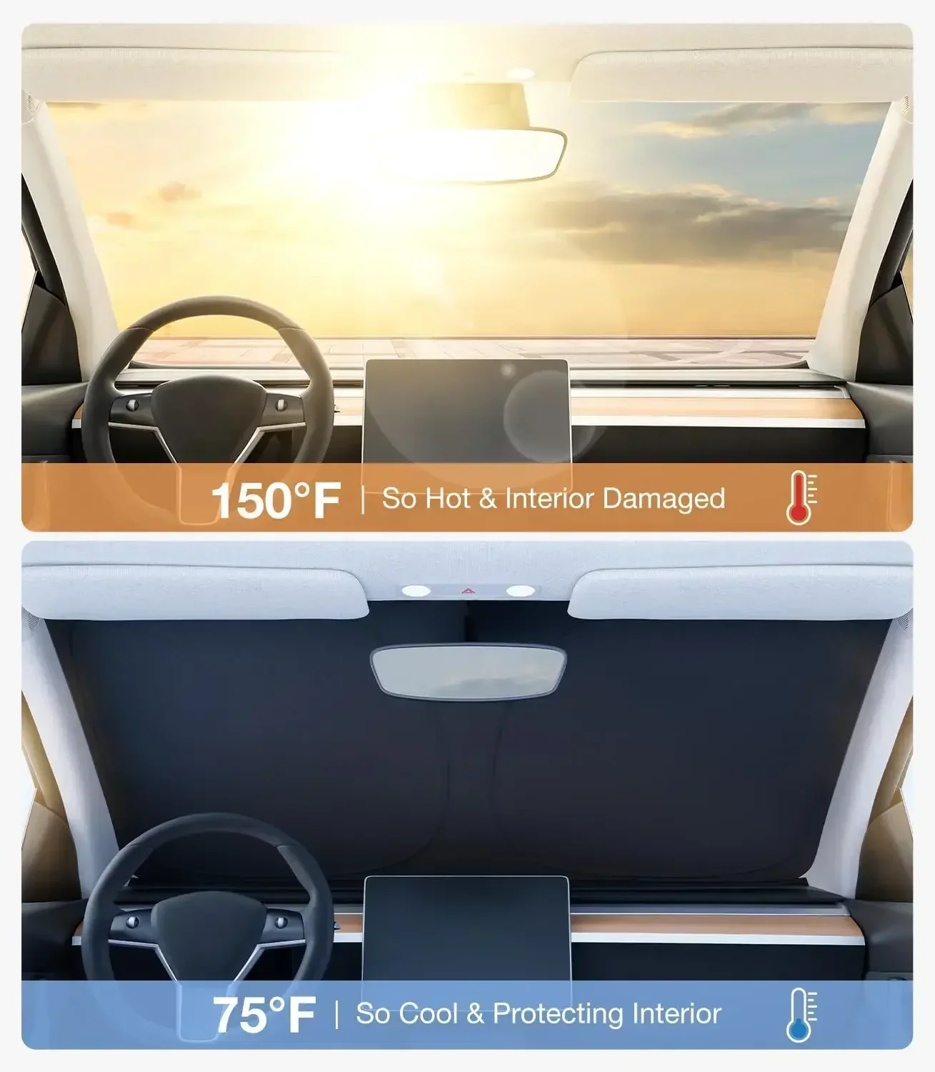 Autozonnescherm voor de voorru - Windshield Sun Shade recensie en prijs