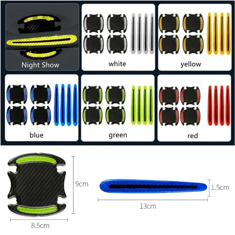 4/8 stuks auto deur reflectere - Car Door Handle Protector recensie en prijs