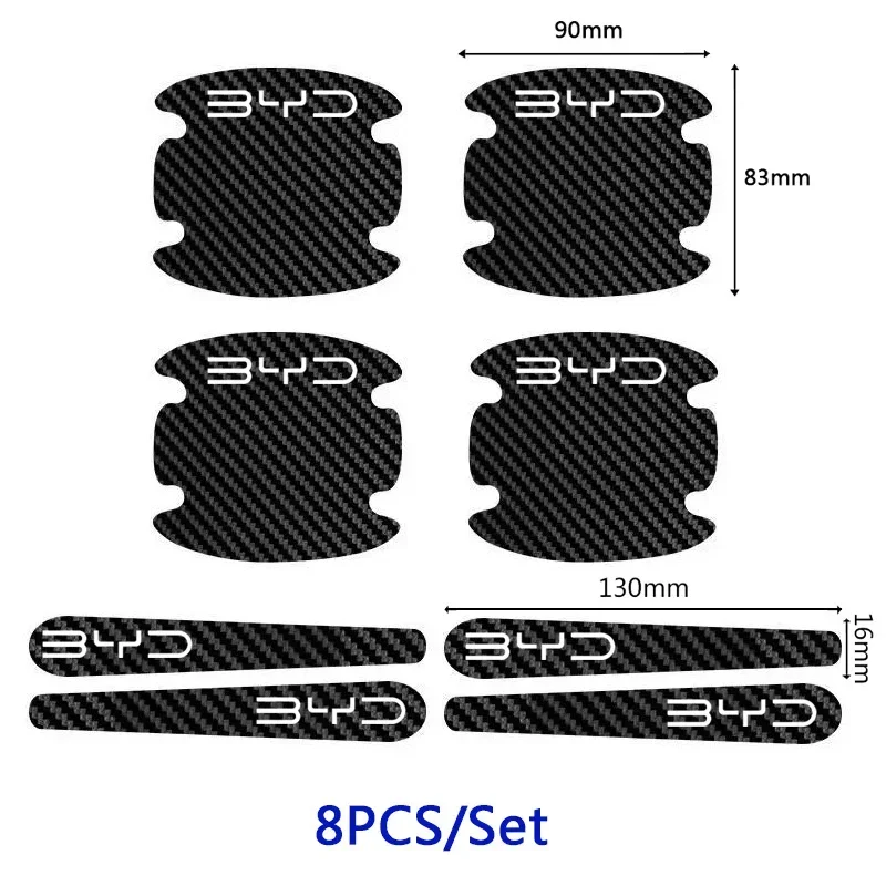 8 stuks carbon fiber autodeurg - Car Door Handle Protector recensie en prijs